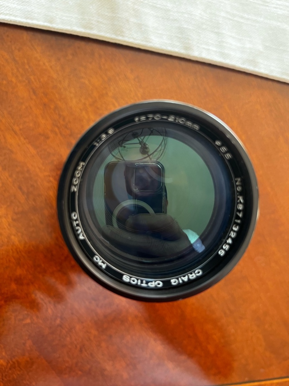 75-210mm Auto Zoom Camera Lens - Black